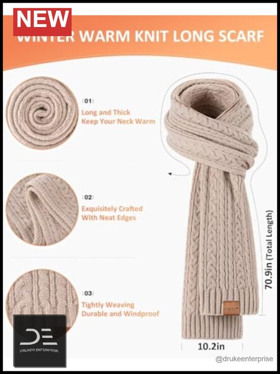 Alpaca Wool Winter Hat Scarf Gloves Set, Fleece Lined Beanie Touchscreen Gloves main image 6